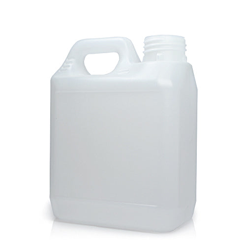 1 Litre Natural Plastic Jerry Can (No Cap)