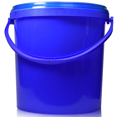10L Blue Bucket With Blue Handle & T/E Lid – jerry-cans.co.uk