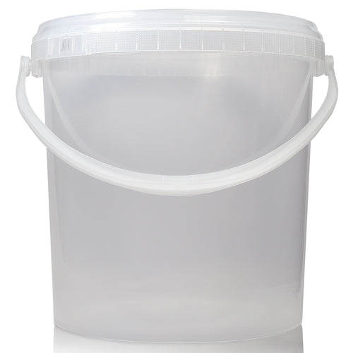 10L Natural Bucket With Handle & T/E Lid