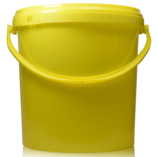 10L Yellow Bucket With Yellow Handle & T/E Lid