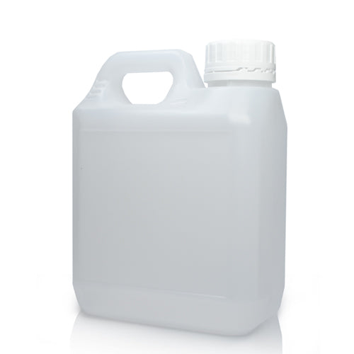 1 Litre Natural Plastic Jerry Can & 38mm T/E Screw Cap