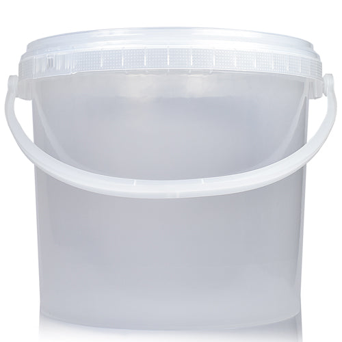 5L Natural Bucket With Handle & T/E Lid