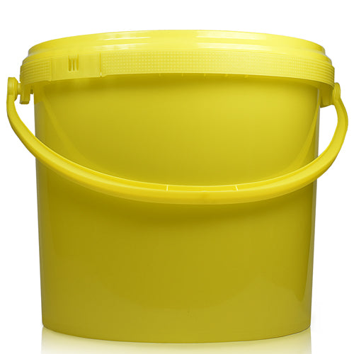 5L Yellow Bucket With Yellow Handle & T/E Lid