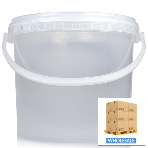 Jerry Bulk 5L Natural Bucket With Handle & T/E Lid (Wholesale) – jerry-cans.co.uk